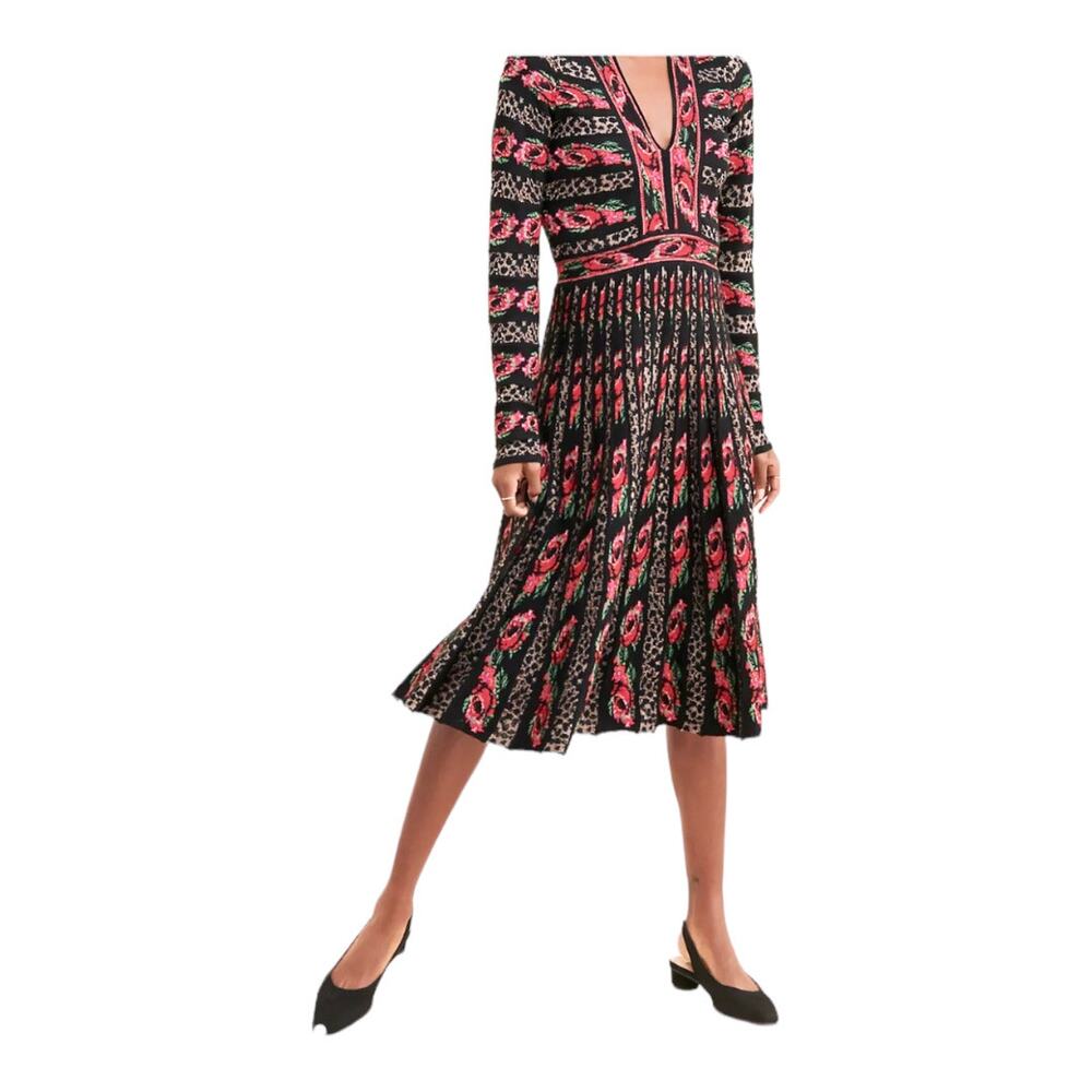 Anthropologie Cecilia Prado Emi Midi Floral Sweater Dress XS - Picture 2 of 15